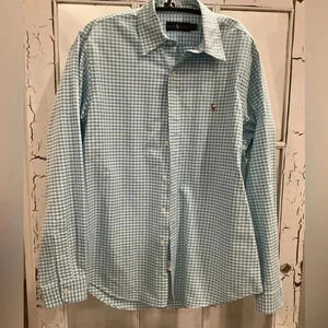 Ralph Lauren Men’s Button Down Shirt Long Sleeve Classic Fit